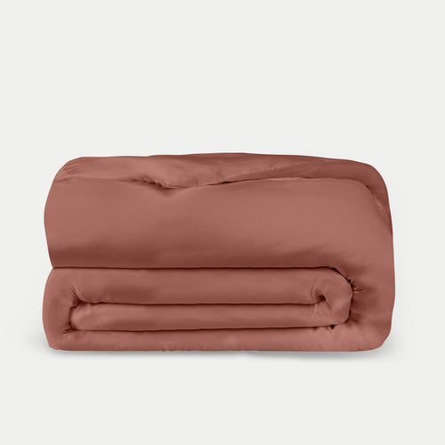 Bamboo Duvet Cover - Terracotta
