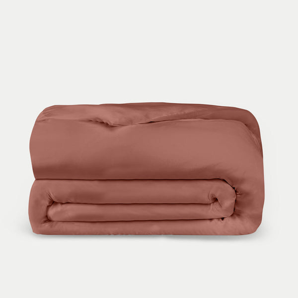 Bamboo Duvet Cover - Terracotta